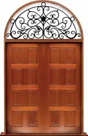 8 panel: double door + sidelight on right