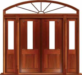 paddington: single door +  two sidelights