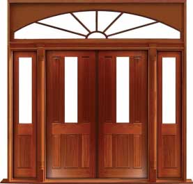paddington: single door +  two sidelights